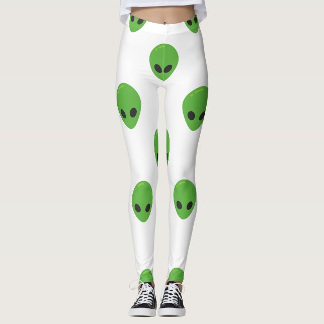 emoji aliens leggings (Front)
