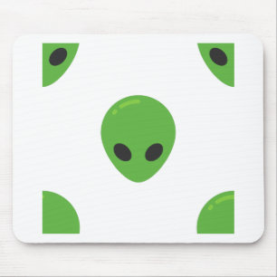 emoji aliens mouse mat
