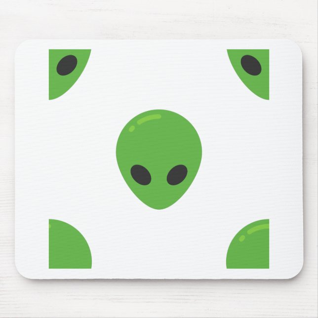 emoji aliens mouse mat (Front)