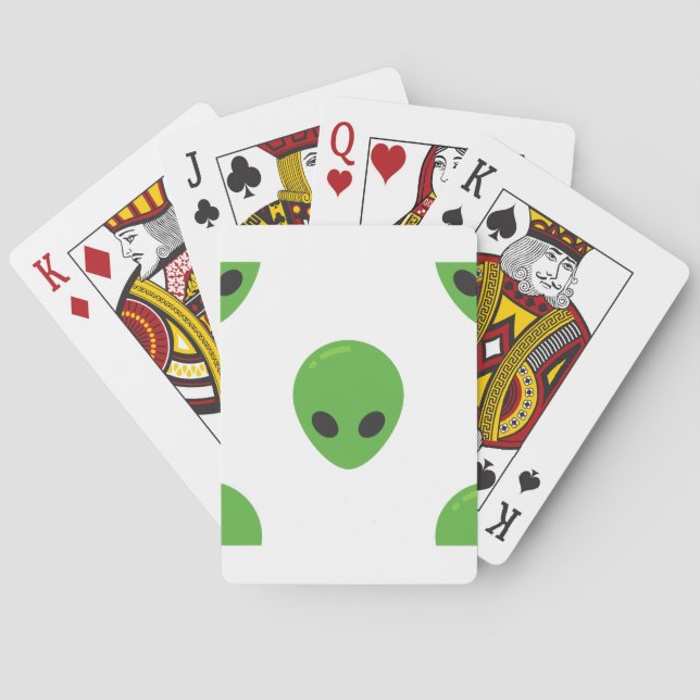 emoji aliens playing cards (Back)
