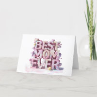 *~* Emoji AP72 Photo 3-D Fun Mother's Day Card