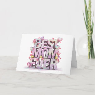 *~* Emoji AP72 Photo Whimsical Mother's Day Card