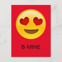 Emoji B-mine valentine's card