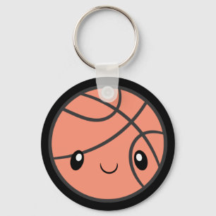 Emoji Basketball Key Ring