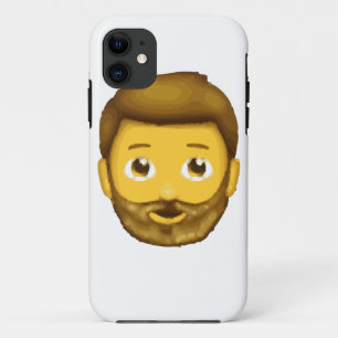emoji bearded man iPhone 11 case