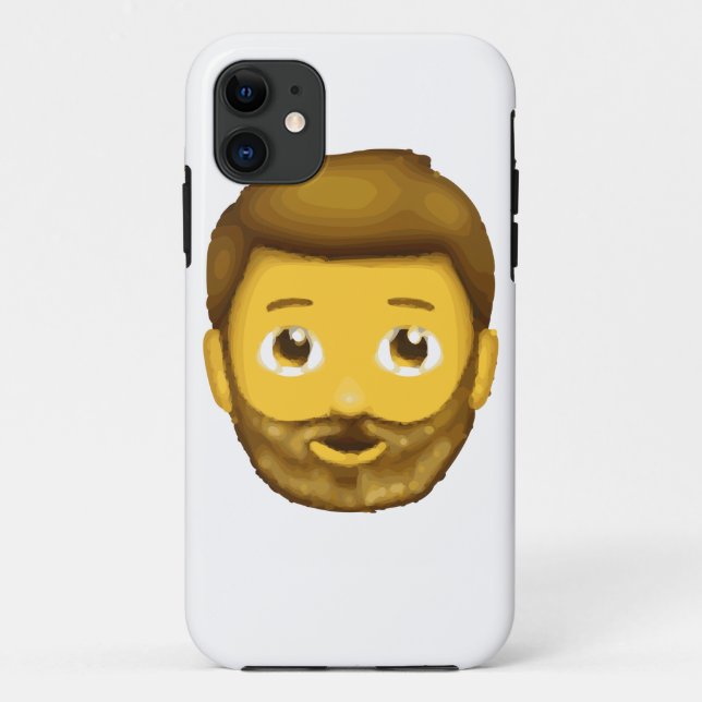 emoji bearded man Case-Mate iPhone case (Back)