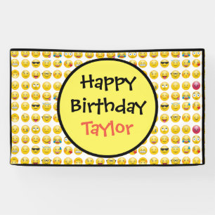 Emoji Birthday Banner