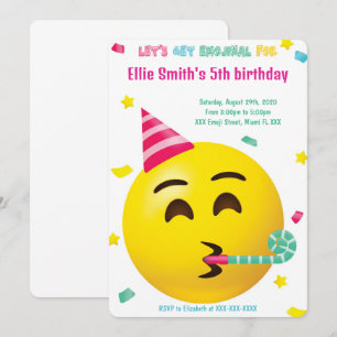 Emoji Birthday Invitation