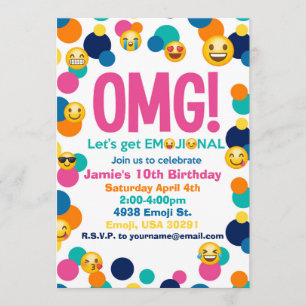 Emoji Birthday Invitation