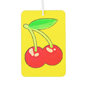 Emoji Cherry Car Air Freshener