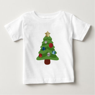 emoji christmas tree baby T-Shirt