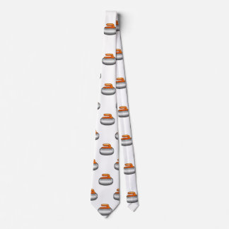 Emoji Curling Stone menswear mens necktie neck tie