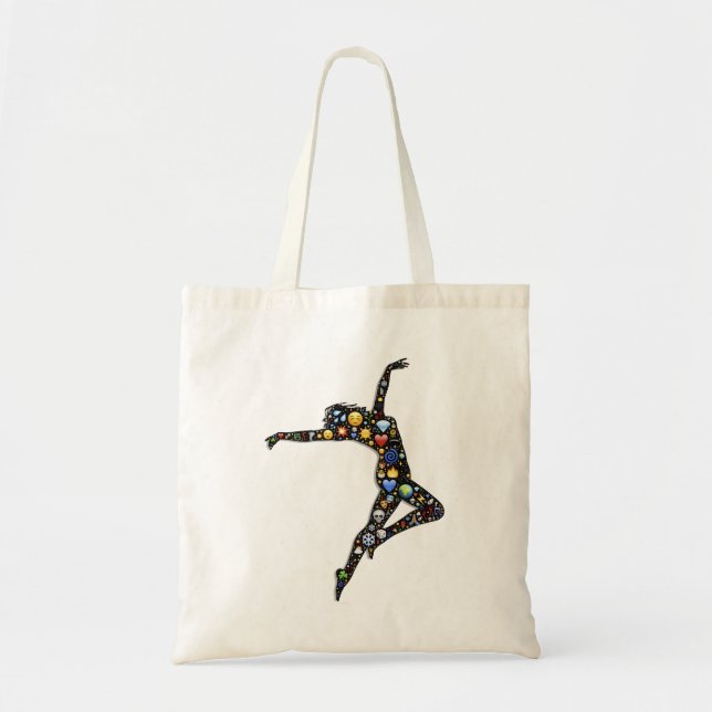 Emoji Dancer Tote Bag (Front)