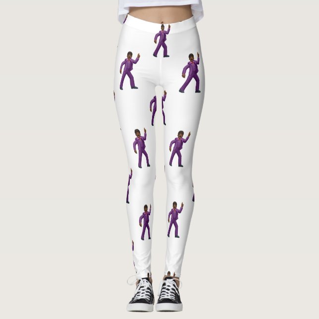 Emoji Dancing Man leggings (Front)