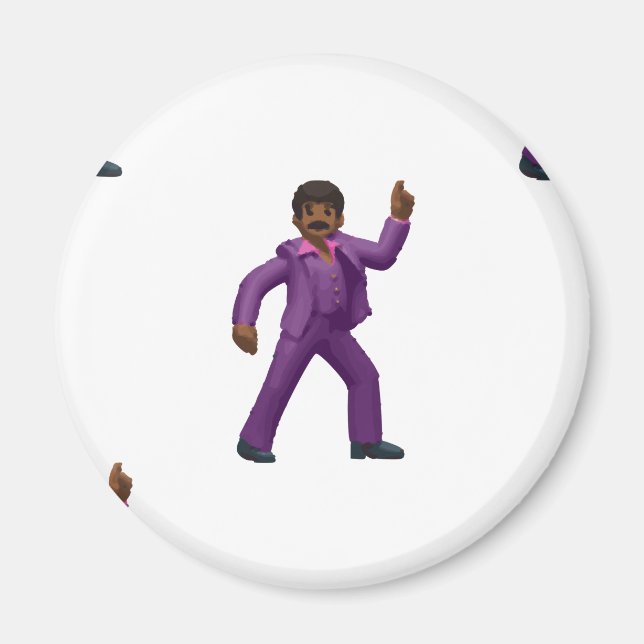 Emoji Dancing Man Magnet (Front)