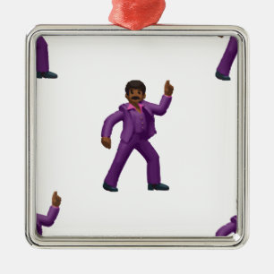 Emoji Dancing Man Metal Tree Decoration