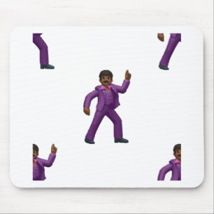 Emoji Dancing Man Mouse Mat