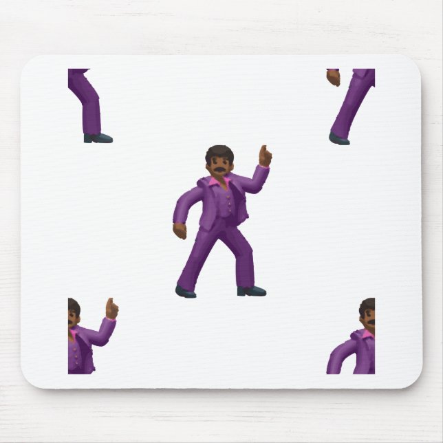 Emoji Dancing Man Mouse Mat (Front)