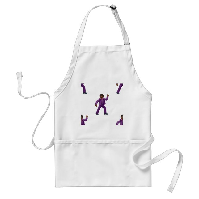 Emoji Dancing Man Standard Apron (Front)