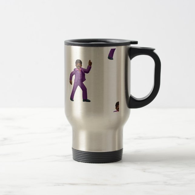 Emoji Dancing Man Travel Mug (Right)