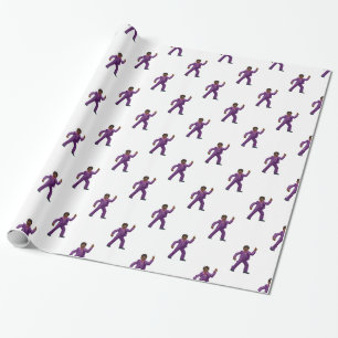 Emoji Dancing Man Wrapping Paper