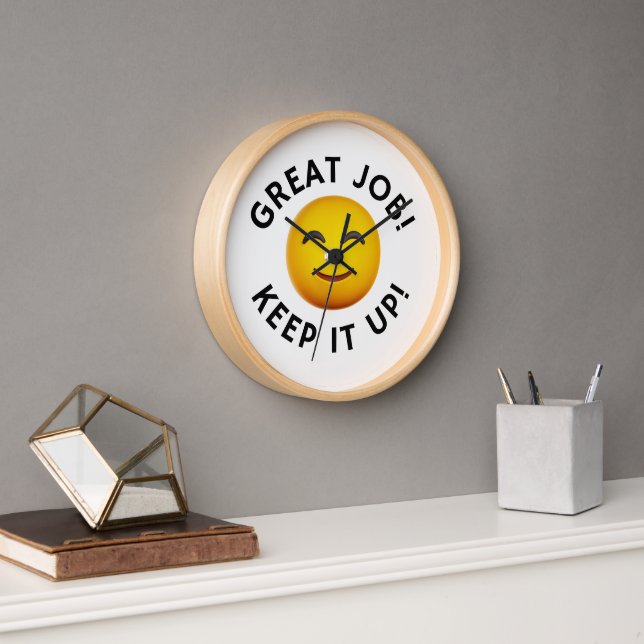 Emoji design clock for offices and home (Office)