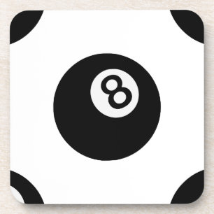 emoji eight ball coaster