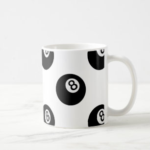emoji eight ball coffee mug