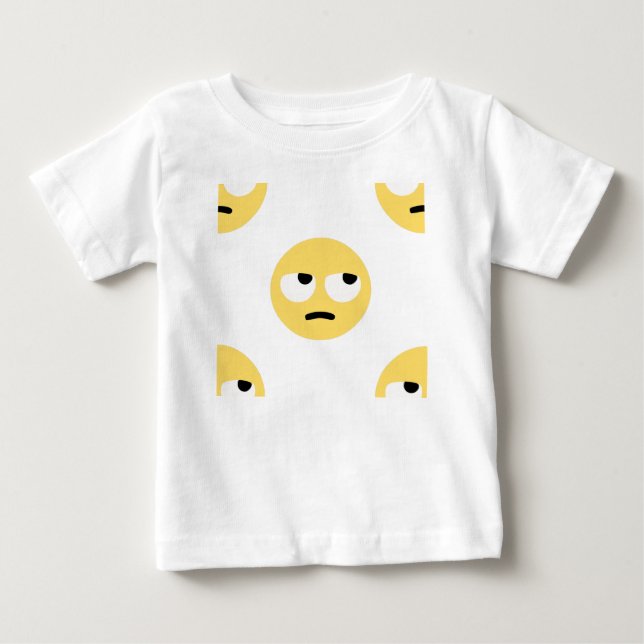 emoji eye rolling baby T-Shirt (Front)