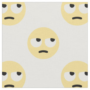 emoji eye rolling fabric