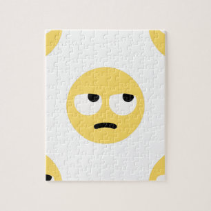 emoji eye rolling jigsaw puzzle
