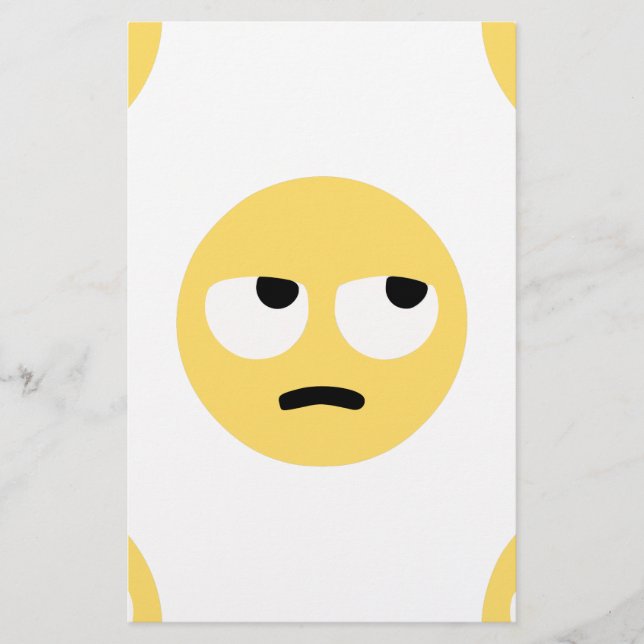 emoji eye rolling stationery (Front)