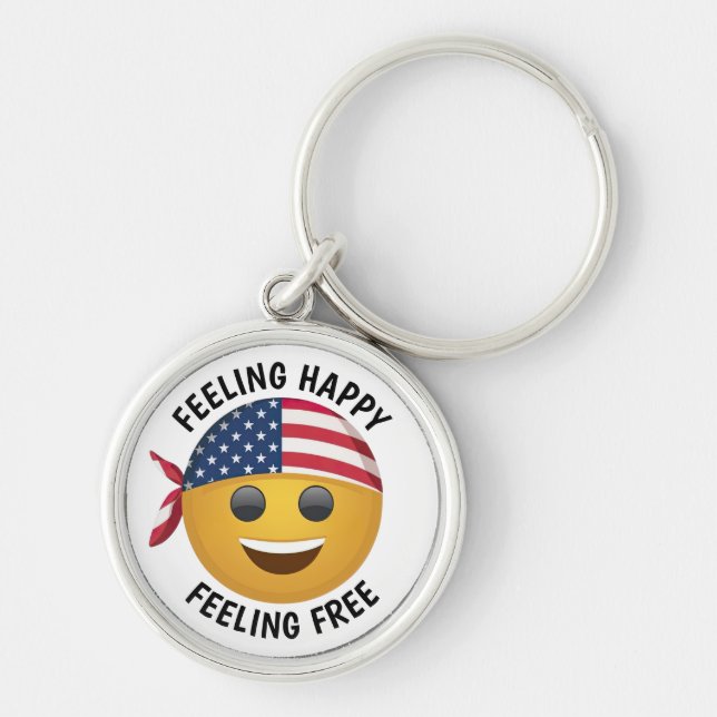 Emoji Face  Key Ring (Front)