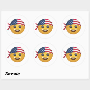 Emoji Face Sticker Set