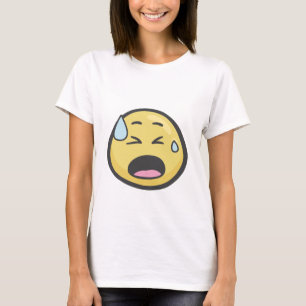 Emoji: Face With Cold Sweat T-Shirt