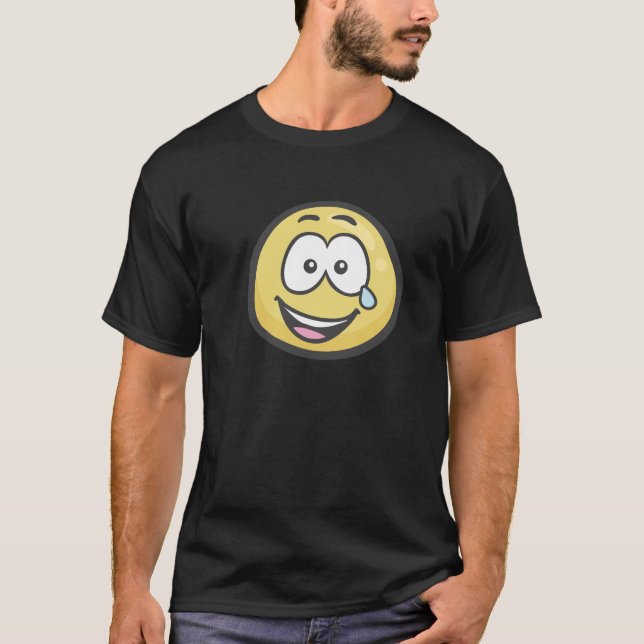 Emoji: Face With Tears Of Joy T-Shirt (Front)