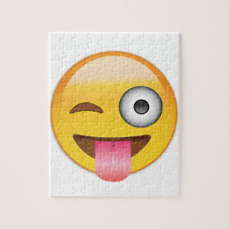 Emoji - Face With Tongue Jigsaw Puzzle