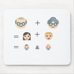 Emoji Family Tree Mouse Mat
