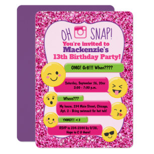 12 Year Old Birthday Invitations Zazzle Uk
