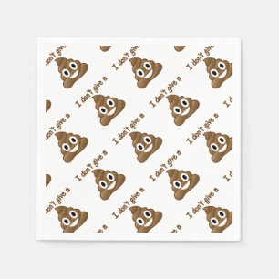 Emoji Give A Poo Napkin