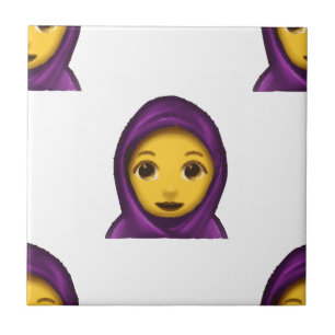 emoji hajib tile