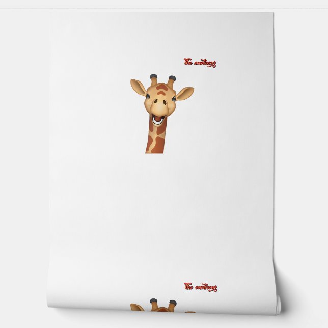 emoji happy enthusiastic giraffe face  wallpaper (Unrolling)