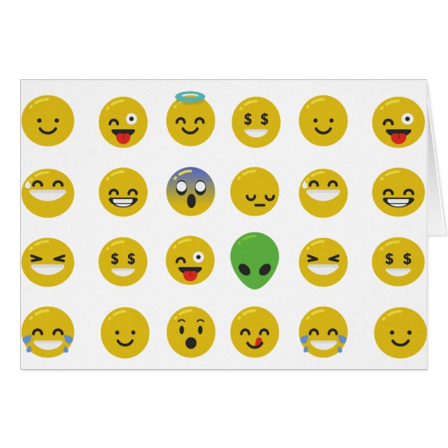 Emoji happy face (Front Horizontal)