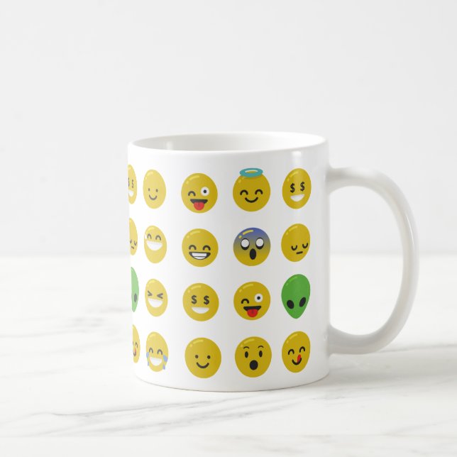 Emoji happy face coffee mug (Right)
