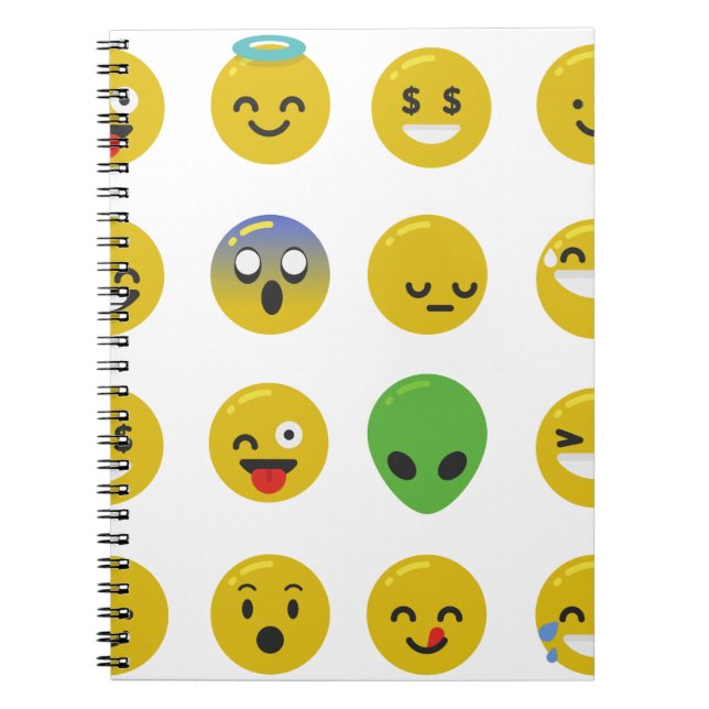 Emoji happy face notebook (Front)
