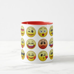 Emoji Icon Faces Combo Mug