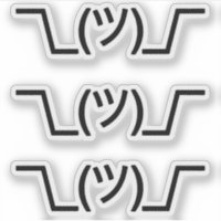Emoji Kawaii Face text-based Shrug ¯\_(ツ)_/¯