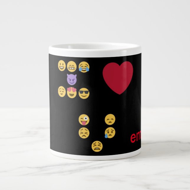 Emoji Large Coffee Mug (Front)