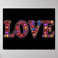 Emoji love poster