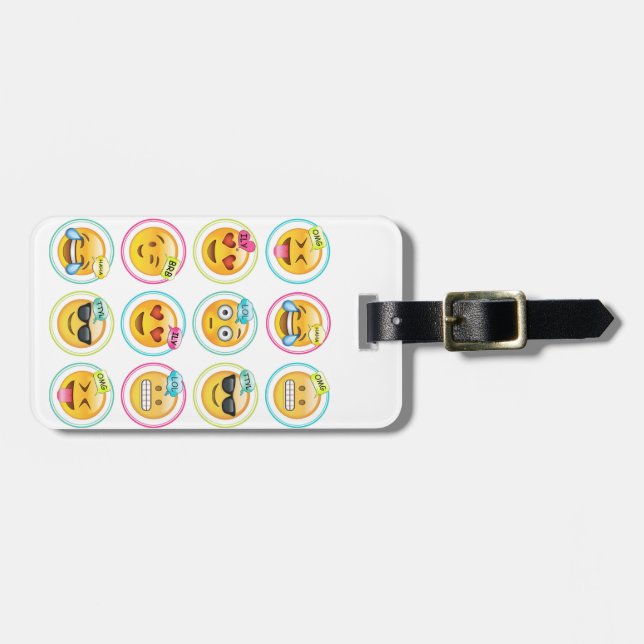 Emoji Luggage Tag (Front Horizontal)